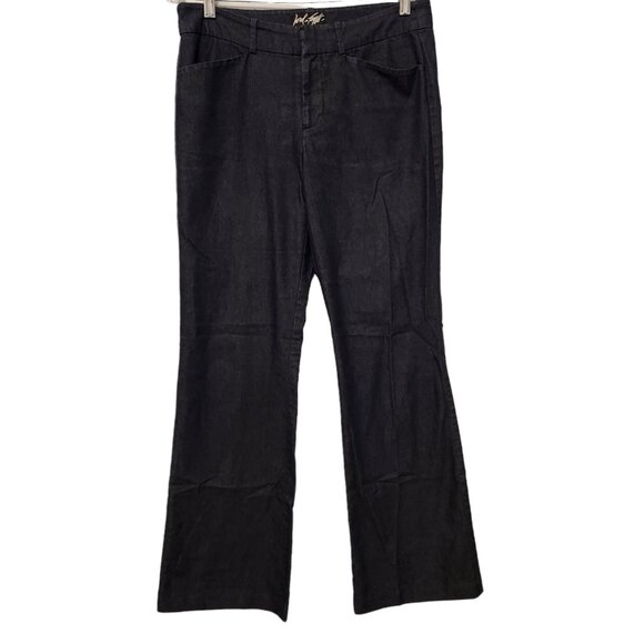 Lord & Taylor Pants 424 Fifth Women's Mid Rise Stretch Flat Front Blue Sz 6 EUC - Picture 1 of 10